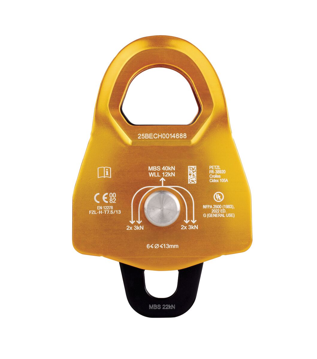 Petzl MINDER L2 Double Prusik Pulley | High-Efficiency Haul Pulley from Columbia Safety